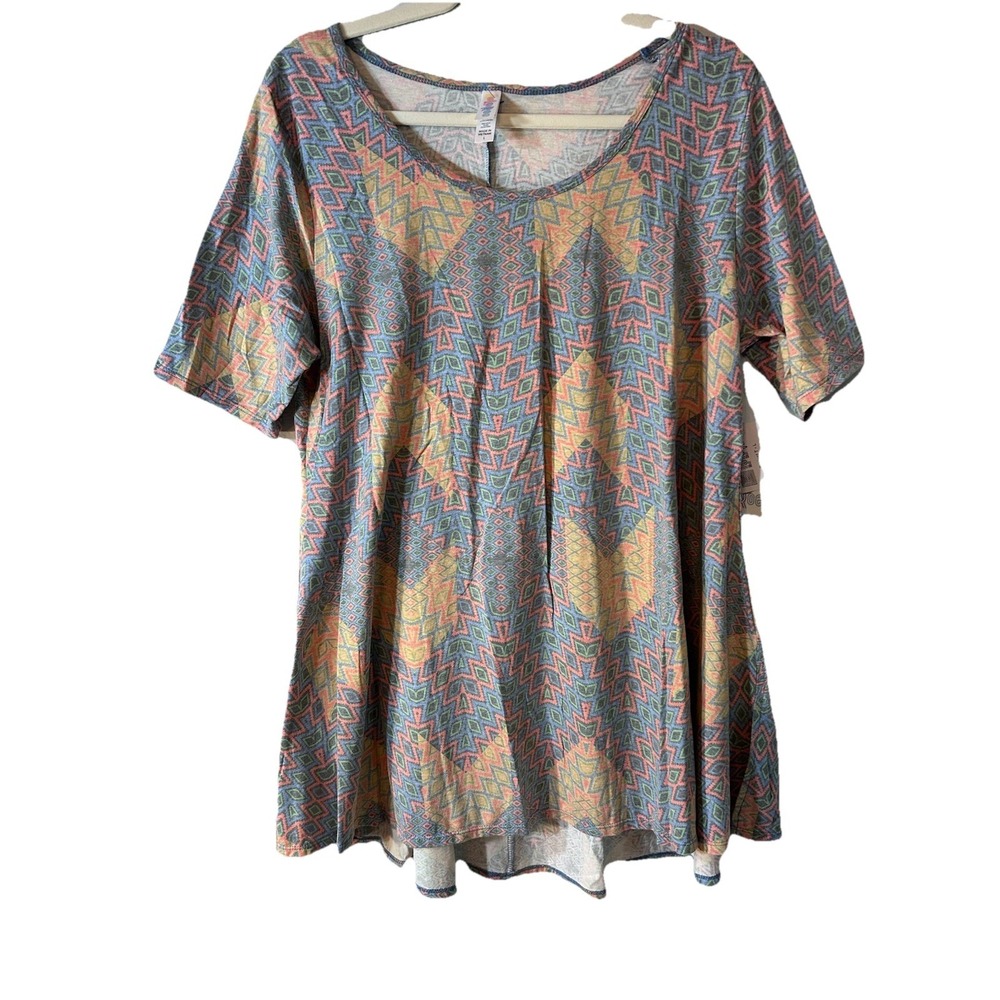 LuLaRoe Women's Perfect T Aztec Multicolored Size Large NWT - Picture 1 of 5